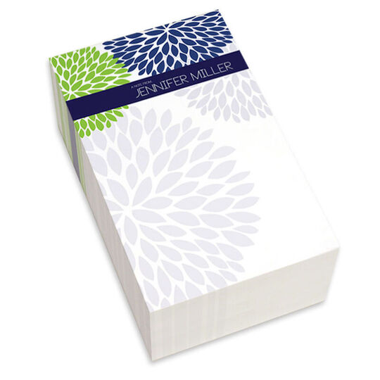 Green and Blue Mum Chunky Notepads